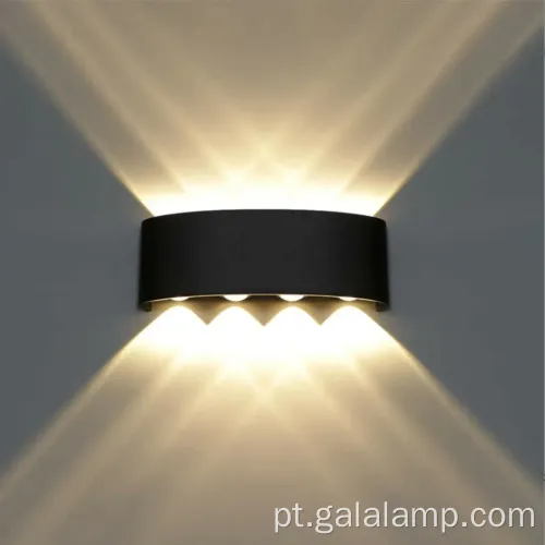 Luzes de parede LED modernas para corredor e varanda